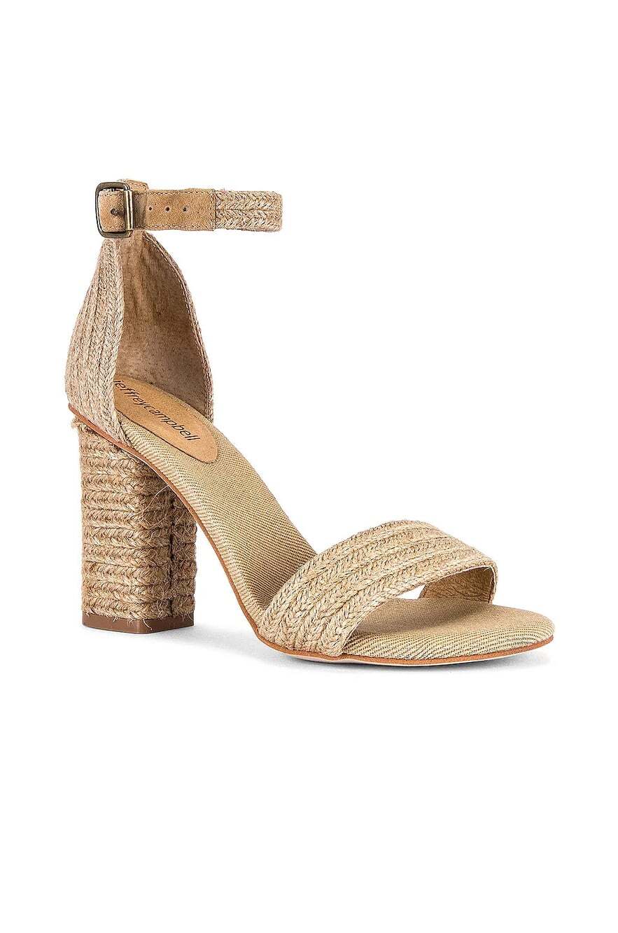 Jeffrey Campbell Rowboat Jute Wrapped Ankle-Strap Sandals Women's Size 9 Display